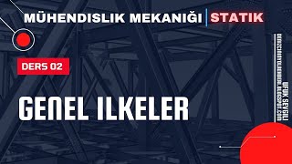 Mühendislik Mekaniği - Statik || Ders 02 : Genel İlkeler