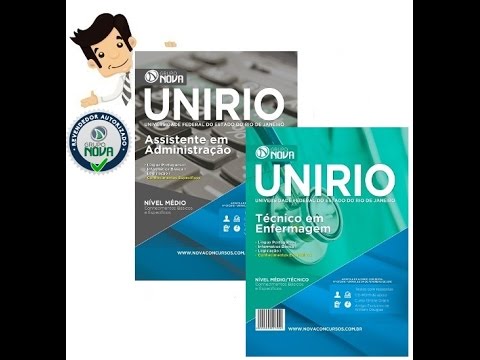 Apostilas UNIRIO 2016 - Técnico Enfermagem e Assistente em Administração