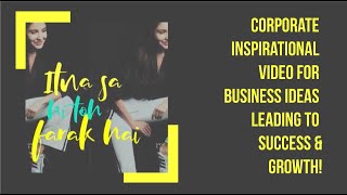 Corporate inspirational video for business ideas leading to success & growth! image