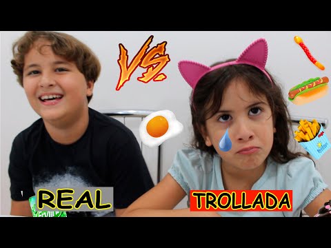 COMIDA DE VERDADE Vs COMIDA TROLLADA