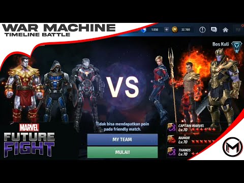 War Machine VS Captain Marvel Namor And Thanos - Timeline Battle ( Epic Battle )