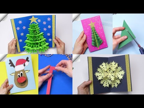 DIY christmas cards easy How to make christmas card Christmas card ideas