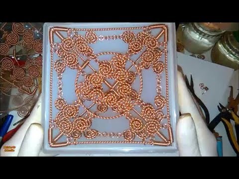 How To Make New Super Strong Giza Style Copper Pyramid Design With Triskelions and Tensor Ring Video