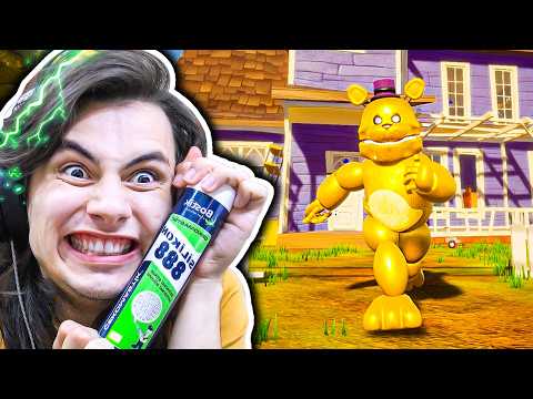 HELLO MY NEW SCARY NEIGHBORHOOD | Hello Neighbor Fredbear Mod Episode 1