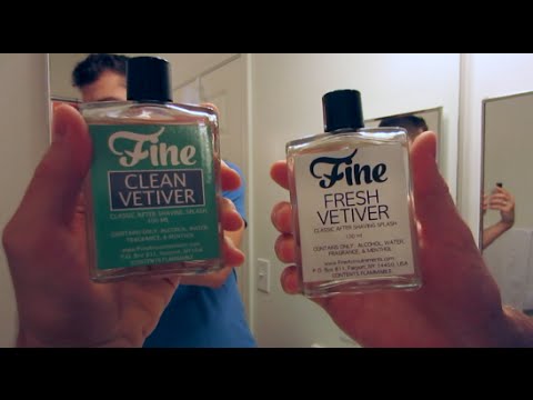 Fine Aftershave - Clean vs Fresh Vetiver!