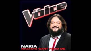 The Voice : Nakia - Whataya Want from Me [STUDIO VERSION]