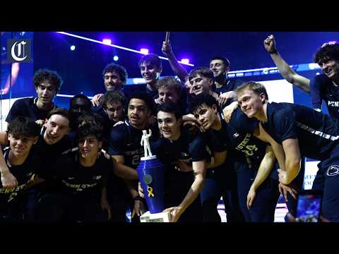 Men's soccer team pulls off a win at the THON 2026 Pep Rally