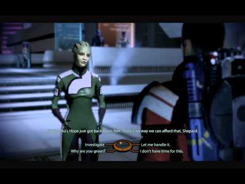 "Mass Effect 2", HD walkthrough on Insanity, Part 17 - Liara: Systems Hacking + Liara: The Observer
