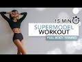 15 MIN SUPERMODEL BODY WORKOUT Get A Sexy Toned Body Eylem Abaci