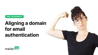Download the video "(2022) Aligning a domain (DMARC identifier alignment) for email authentication - MailerLite tutorial"
