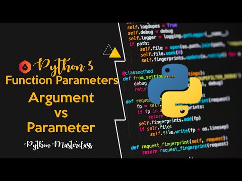 4 2 Argument Vs Parameter In Python