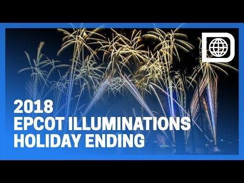 Epcot IllumiNations - Holiday Ending 2018