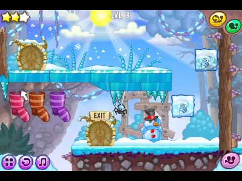 Snail Bob 6 Winter Story Walkthrough Level 1-5