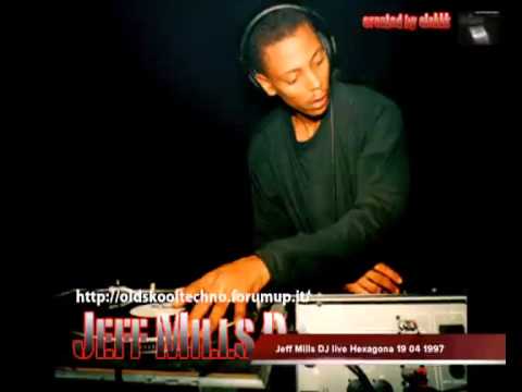 Jeff Mills DJ live Hexagona 19 04 1997