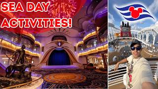 Disney Destiny's SEA DAY Activities! (What To Do On Board)