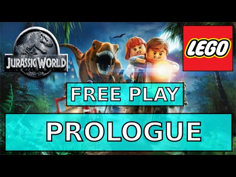 Lego Jurassic World Prologue Free Play 100% - All Minikits - Collectibles