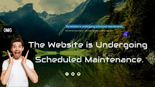 How To Fixed The Website is Undergoing Scheduled Maintenance | WordPre