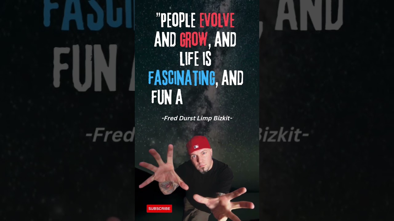 Fred Durst Limp Bizkit #musicquotes #quotes #motivation #famousquotes #limpbizkit #032 🔥
