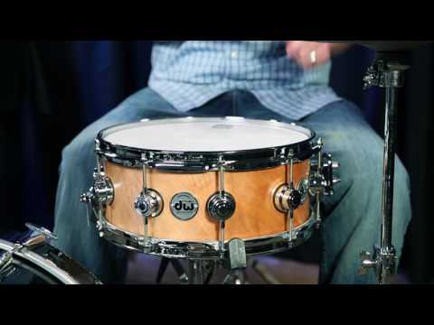 DW 14x5.5 Collector's Series Birch Snare Drum - Natural Satin Oil