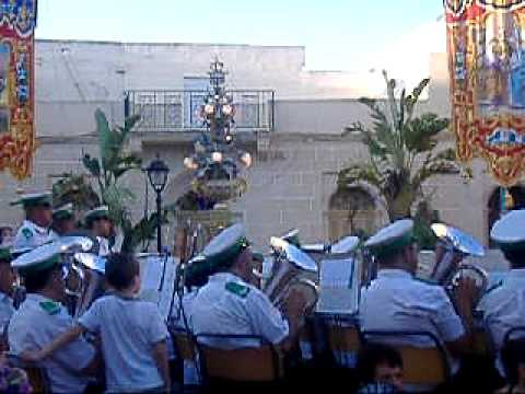 Zabbar   Il banda San Mikiel iddoqq l Innu Marc lil San Guzepp ta' Mro  Emmanuel Bugeja gewwa Hal Kirkop fil festa ta' San Guzepp 2010   malcolm schembri