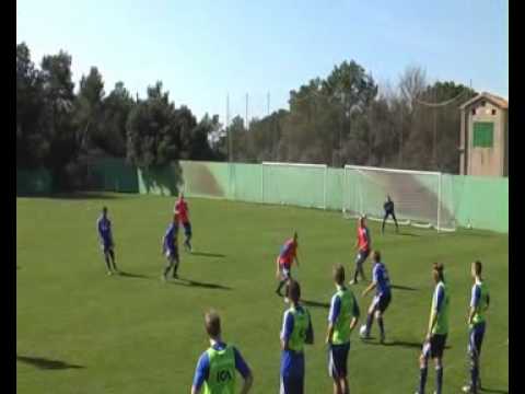 Barcelona dag åtta: Sjumannaspel på förmiddagsträningen