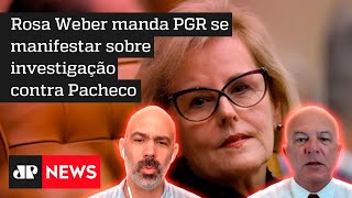 Schelp e Motta comentam sobre Weber mandar PGR se manifestar sobre investigação contra Pacheco