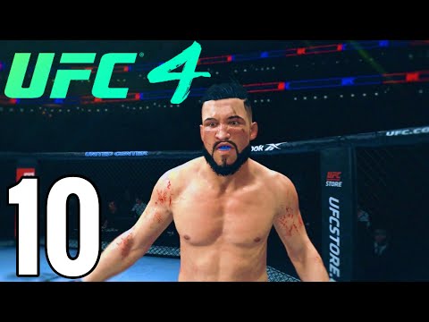 UFC 4 Featherweight Career Mode Walkthrough Part 10 - THE COMEBACK!
