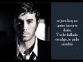 Mentiroso - Enrique Iglesias - (Lyrics)
