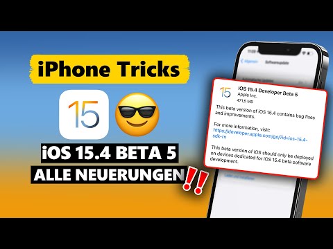 iOS 15.4 Beta 5 UPDATE! Diese Neuerungen machen Vorfreude