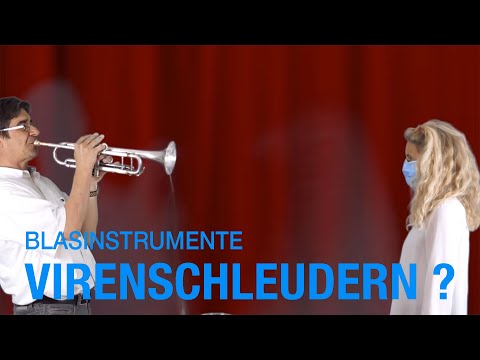 Sind Blasinstrumente Virenschleudern ? Experimente und Erklärungen mit Trompete und Posaune