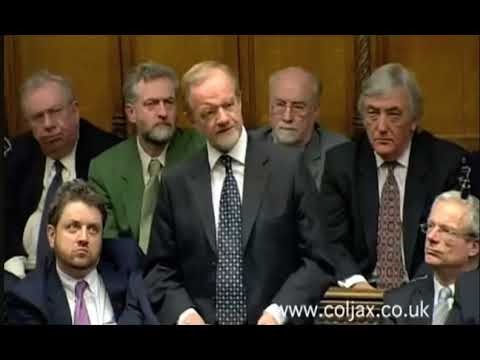 Iraq War 2003: Resignation speech by UK Foreign Secretary Robin Cook who felt not enough evidence