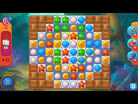 fishdom LEVEL 122 CHALLENGE