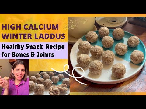 Gond Ladoo Snack | High Calcium Winter Laddus Recipe | Strong Bones & Joint Health | No Sugar