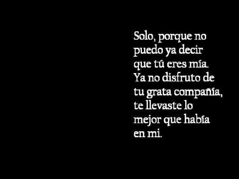 Solo - Hanssel Martínez - Letra