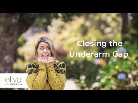Fixing Gaps Under Arms with Olive Knits