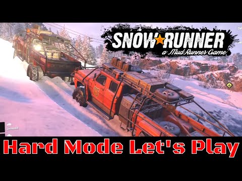 Snowrunner Hard Mode Let's Play | Back on Track | Episode 41