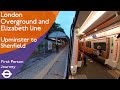 London Overground Elizabeth Line First Person Journey Upminster To Shenfield Via Romford