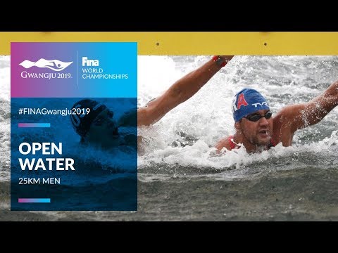 Плавание Open Water Swimming — 25km Men | Top Moments | FINA World Championships 2019 — Gwangju