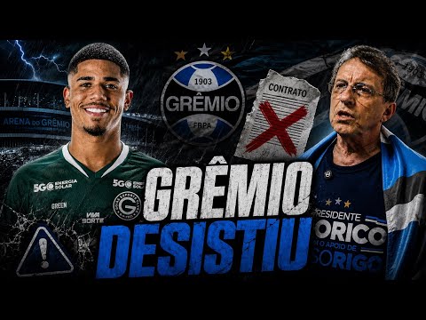 🔵💣 GRÊMIO DESISTE DE DIEGO CAITO | DETALHES DA REVIRAVOLTA NA NEGOCIAÇÃO COM O GOIÁS