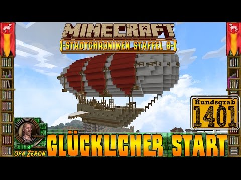 Minecraft #1401 -Stadtchroniken- Glücklicher Start [HD+Deutsch]