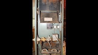 Service of the antique pilot furnace part 1