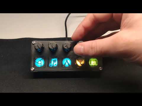 Deej Volume Controller with Color changing depending on Volume