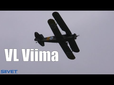 Fantastic Pure Biplane Aerobatics With 1937 Style - Vl Viima II 11.6.2017 - Seinäjoki Airshow 2017