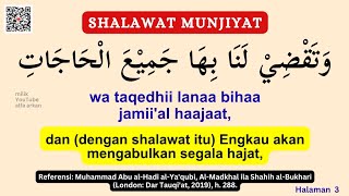 ♥️ SHALAWAT MUNJIYAT - LARGE TEXT ARABIC LATIN MEANING FREE DOWNLOAD PDF BOOK