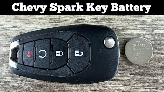 2019 - 2022 CHEVY SPARK Remote Key Fob Battery Replacement - How To DIY Change Replace Batteries