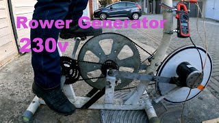 Rower Generator prądu 230v