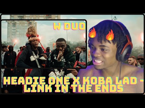 Headie One x Koba LaD - Link In The Ends (Official Video) 🇫🇷 | FRENCH DRILL  (REACTION!!)