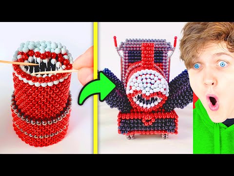 CHOO CHOO CHARLES But It's MADE OF MAGNETS!? (CHOO CHOO CHARLES vs GARTEN OF BANBAN!)