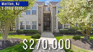 MUST SEE  2 STORY CONDO | South NEW JERSEY House Tour | 2 Bedrooms | Marlton | Pool Golf Boating