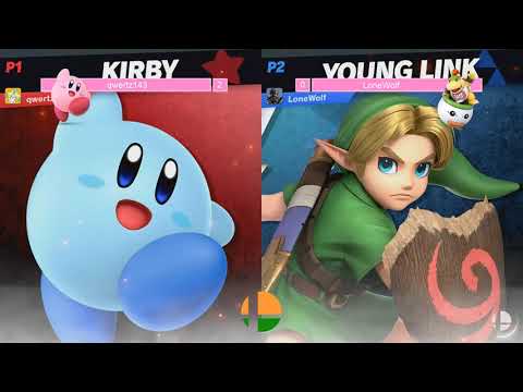 qwertz143 (Kirby) vs LoneWolf (Young Link)  - SSB India June Online Tournament